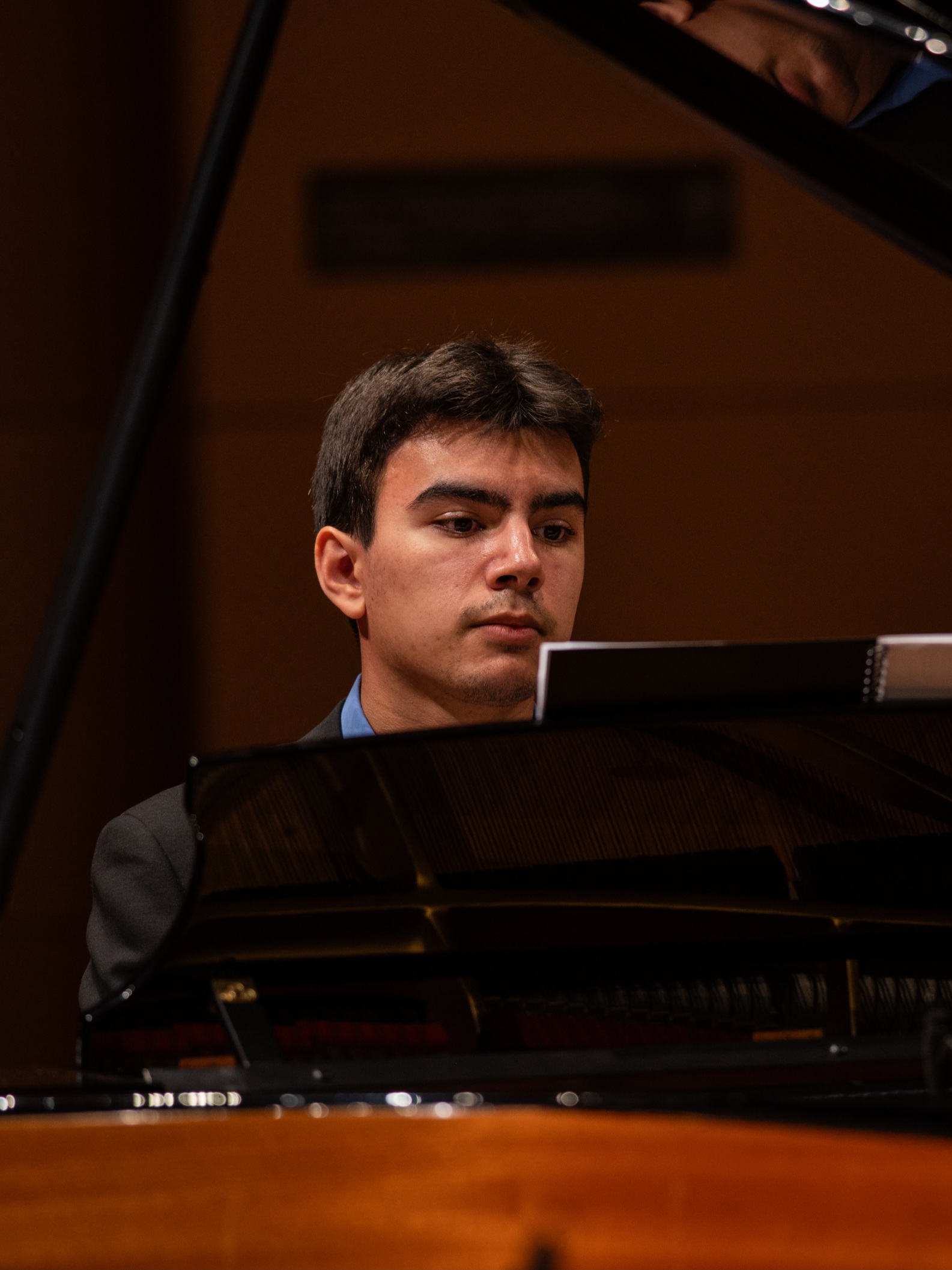 Nicholas Fanara at the piano